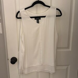 Frank Lyman white silky blouse
